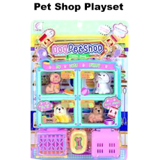 Pet Shop Play Set - 12 Piece